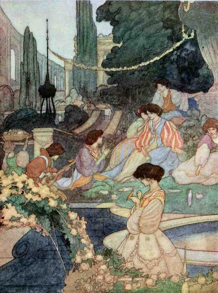 Charles Robinson 1023 Vintage Illustration A4 Photo Print