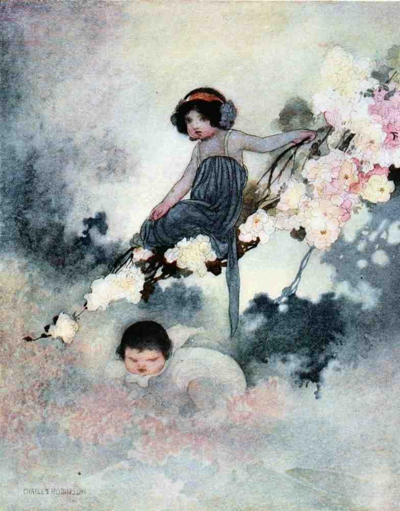 Charles Robinson 1028 Vintage Illustration A4 Photo Print