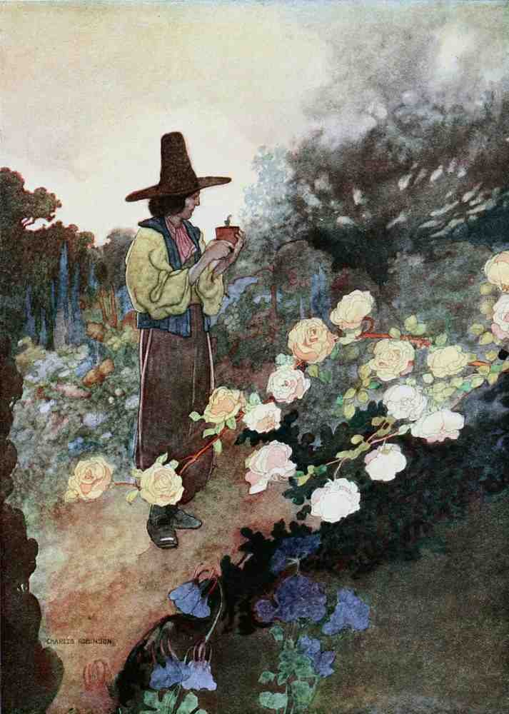 Charles Robinson 1031 Vintage Illustration A4 Photo Print