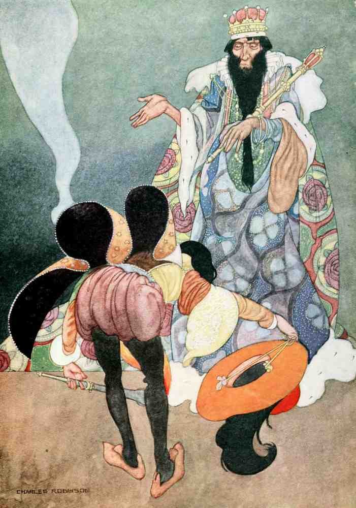 Charles Robinson 1033 Vintage Illustration A4 Photo Print