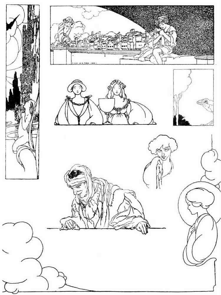 Charles Robinson 1039 Vintage Illustration A4 Photo Print