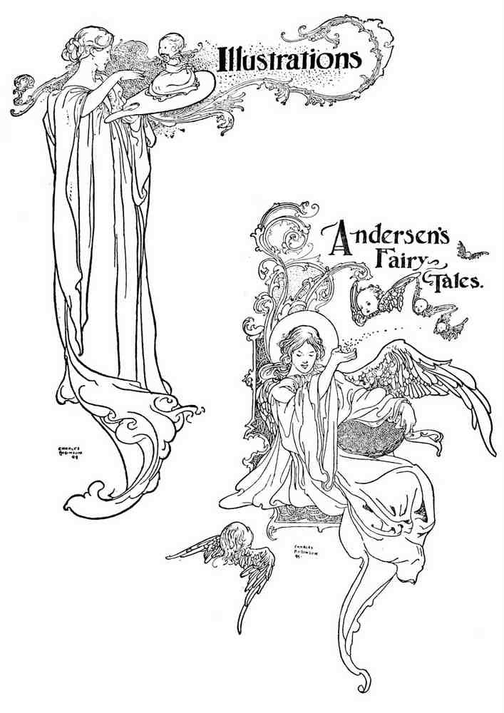 Charles Robinson 1083 Vintage Illustration A4 Photo Print