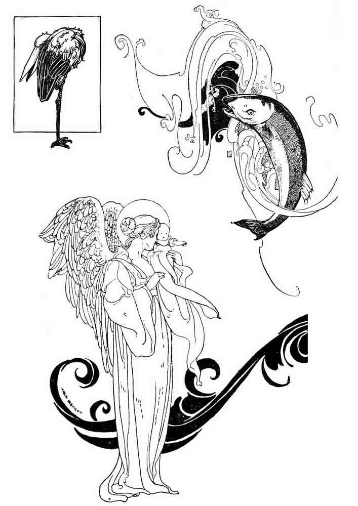 Charles Robinson 1088 Vintage Illustration A4 Photo Print