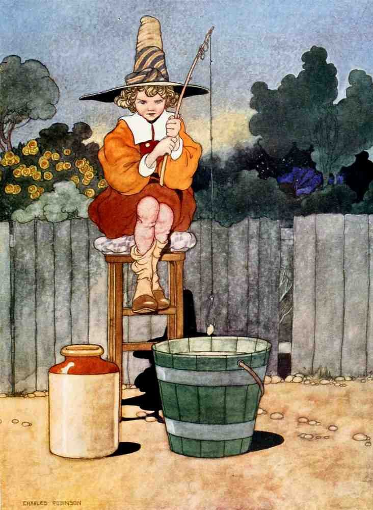 Charles Robinson 1093 Vintage Illustration A4 Photo Print