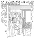 Charles Robinson 1112 Vintage Illustration A4 Photo Print