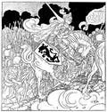 Charles Robinson 1140 Vintage Illustration A4 Photo Print