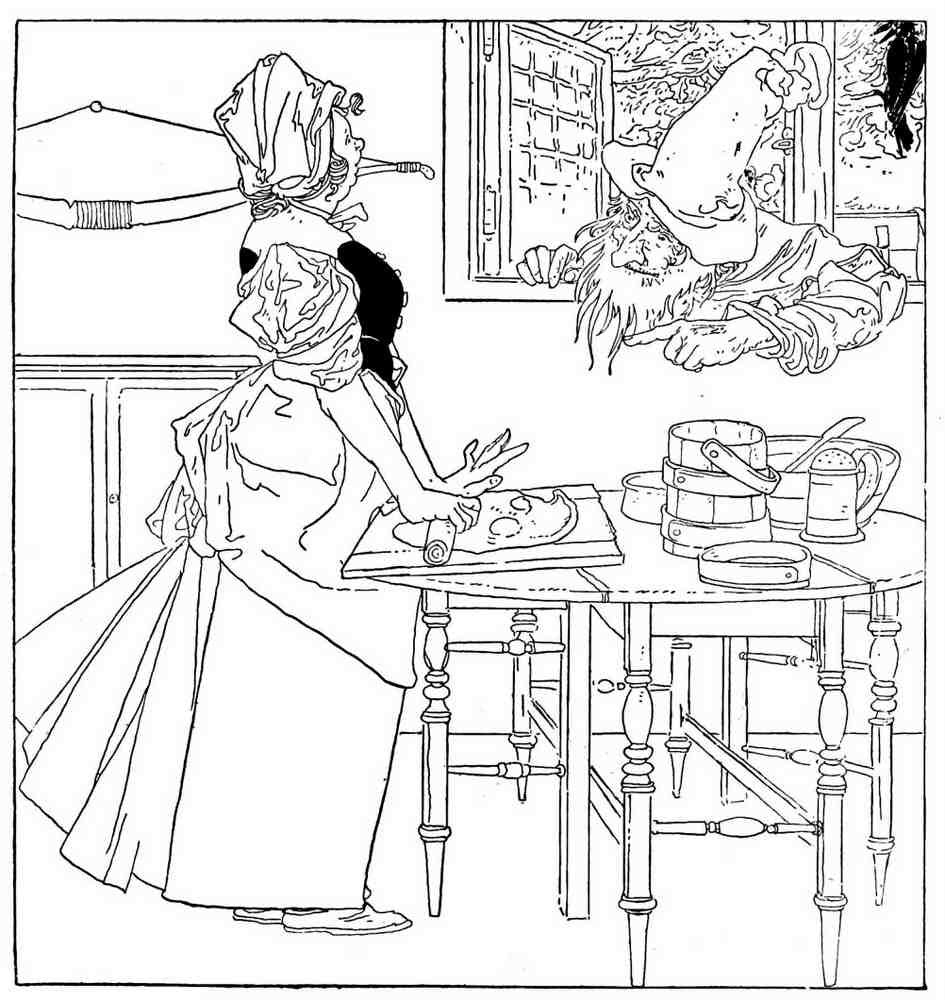 Charles Robinson 1152 Vintage Illustration A4 Photo Print