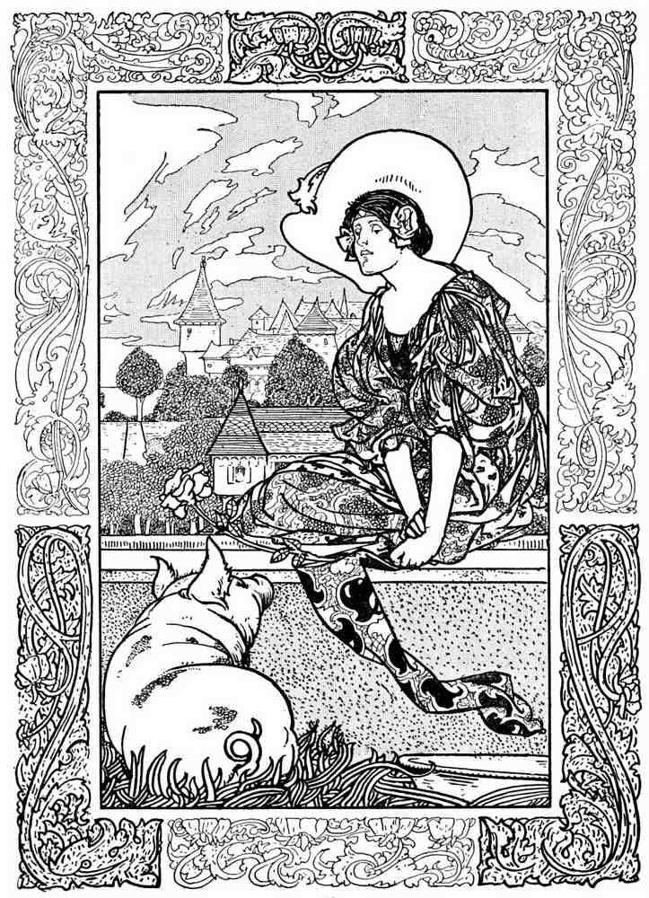 Charles Robinson 1155 Vintage Illustration A4 Photo Print