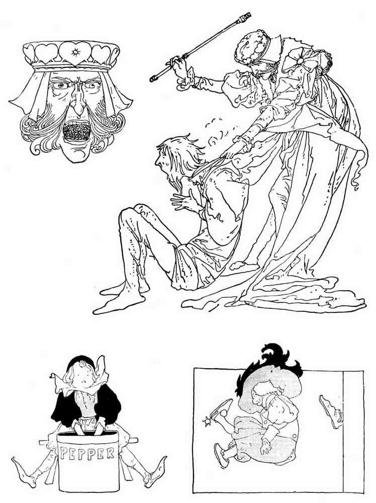 Charles Robinson 1200 Vintage Illustration A4 Photo Print