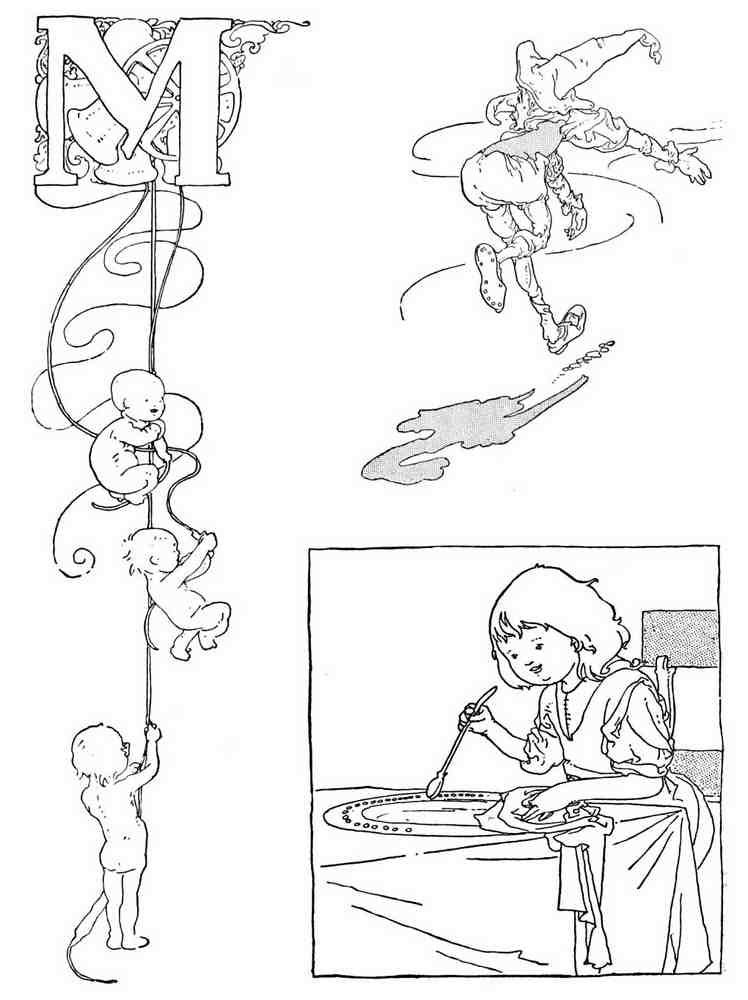 Charles Robinson 1207 Vintage Illustration A4 Photo Print