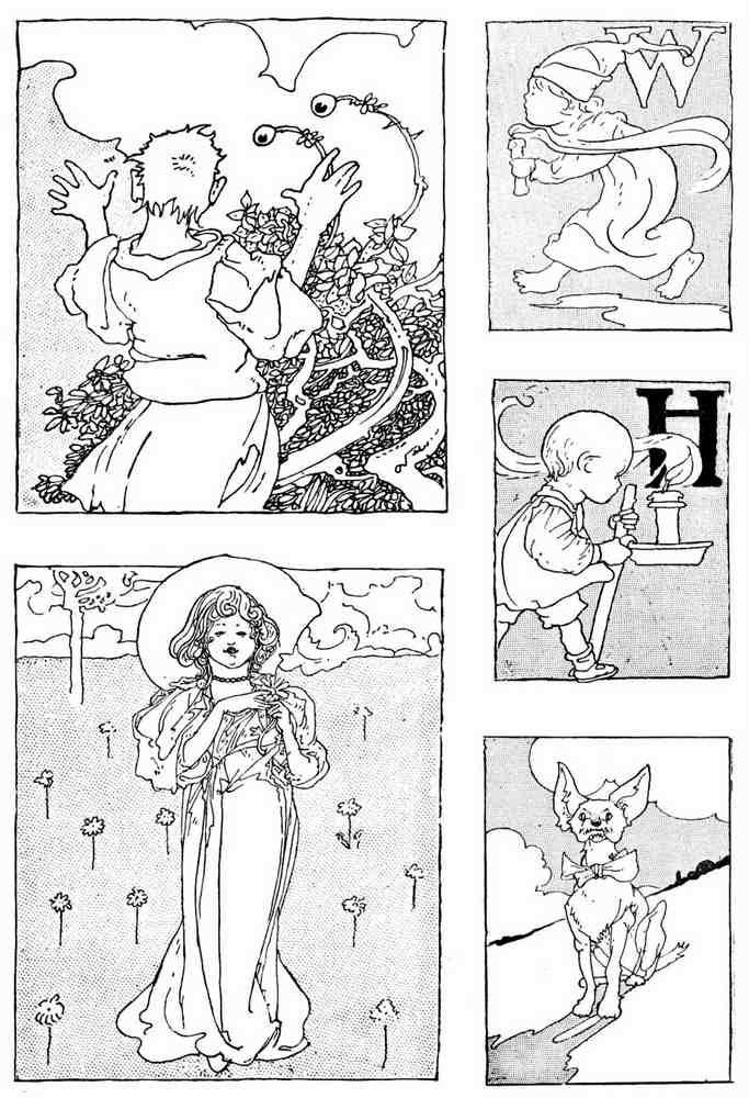 Charles Robinson 1213 Vintage Illustration A4 Photo Print