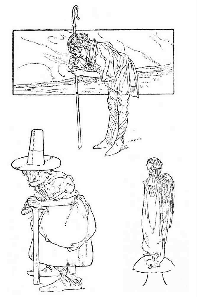 Charles Robinson 2059 Vintage Illustration A4 Photo Print