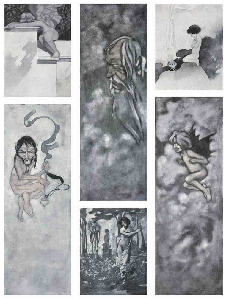 Charles Robinson 2144 Vintage Illustration A4 Photo Print