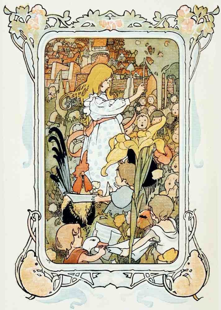 Charles Robinson 3071 Vintage Illustration A4 Photo Print