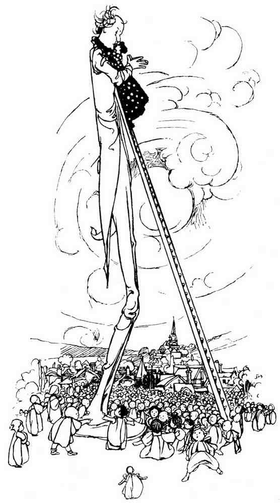 Charles Robinson 3078 Vintage Illustration A4 Photo Print