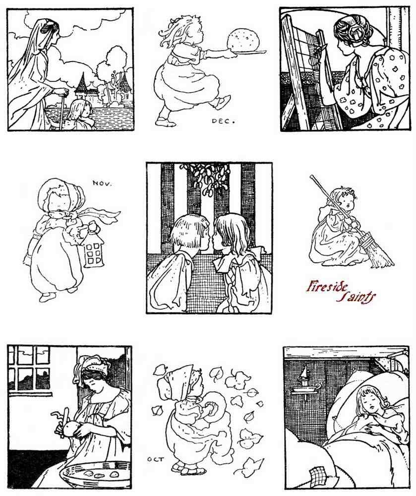 Charles Robinson 3109 Vintage Illustration A4 Photo Print