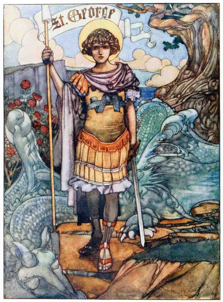 Charles Robinson 3113 Vintage Illustration A4 Photo Print