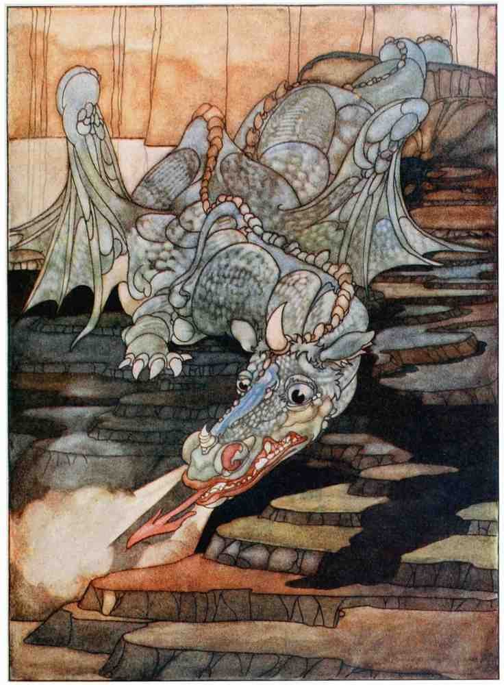 Charles Robinson 3114 Vintage Illustration A4 Photo Print