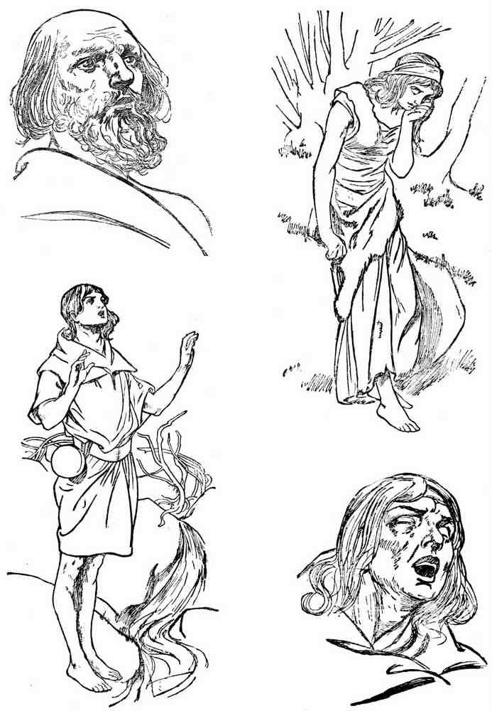 Charles Robinson 3132 Vintage Illustration A4 Photo Print
