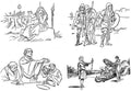 Charles Robinson 3139 Vintage Illustration A4 Photo Print
