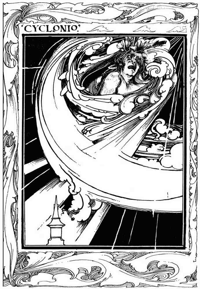 Charles Robinson 3160 Vintage Illustration A4 Photo Print