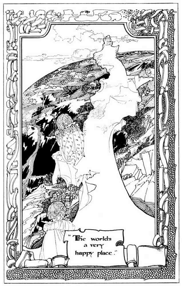 Charles Robinson 4038 Vintage Illustration A4 Photo Print