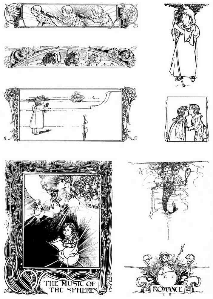 Charles Robinson 4049 Vintage Illustration A4 Photo Print