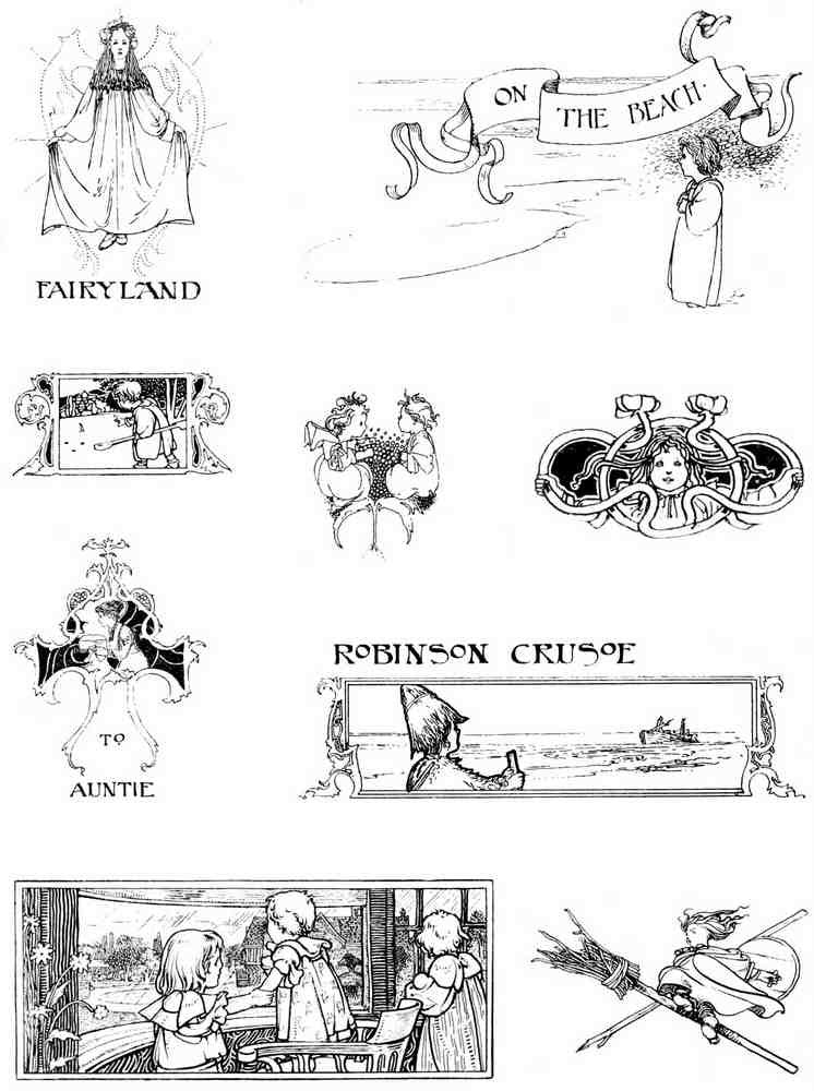 Charles Robinson 4051 Vintage Illustration A4 Photo Print