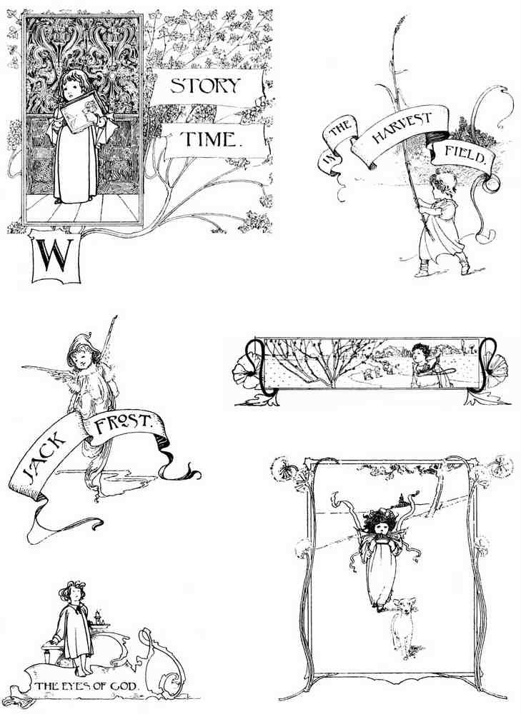 Charles Robinson 4052 Vintage Illustration A4 Photo Print