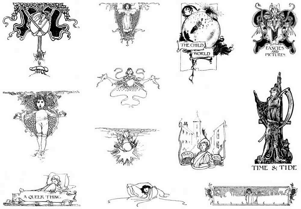 Charles Robinson 4061 Vintage Illustration A4 Photo Print