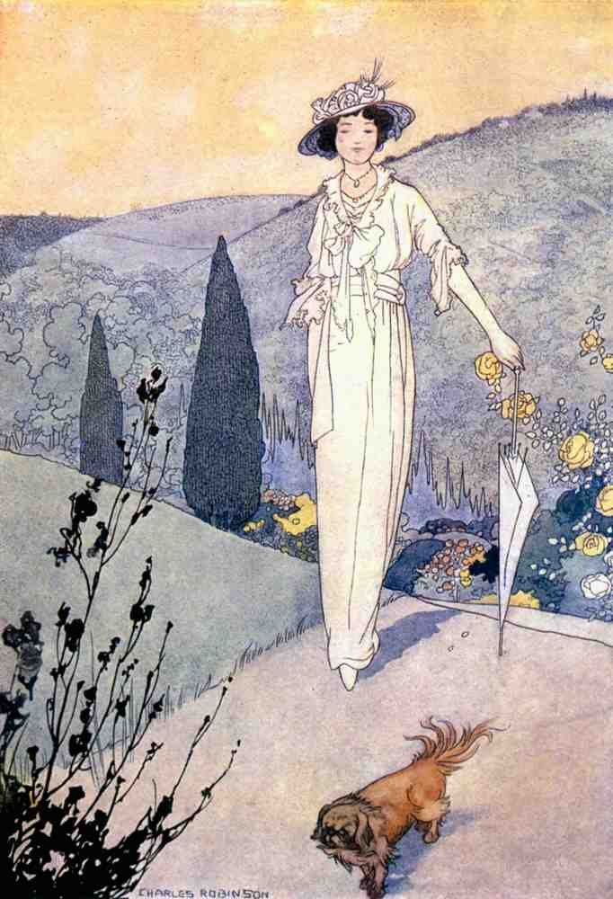 Charles Robinson 4069 Vintage Illustration A4 Photo Print