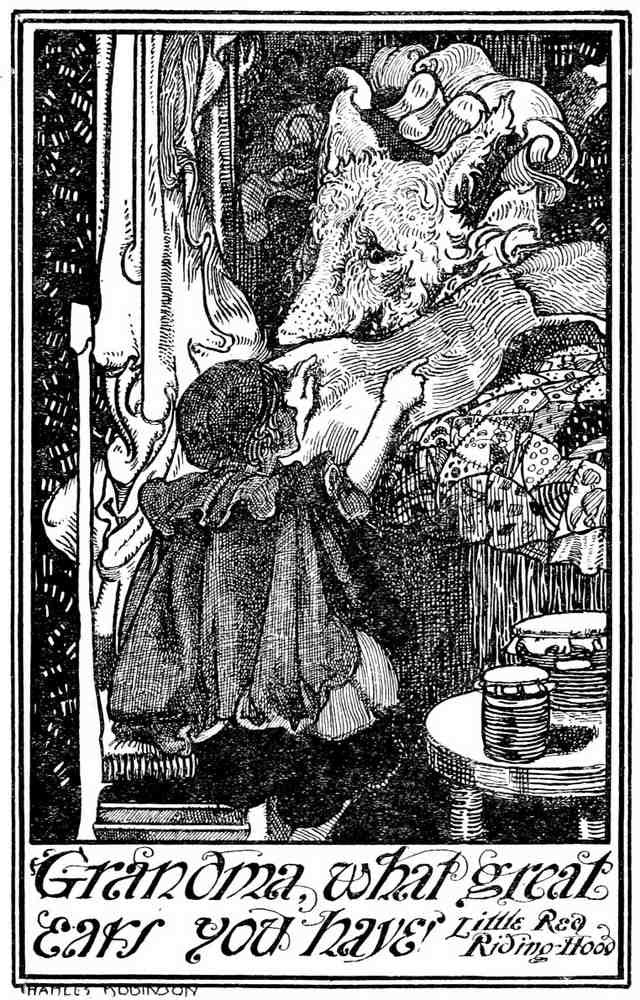 Charles Robinson 4104 Vintage Illustration A4 Photo Print