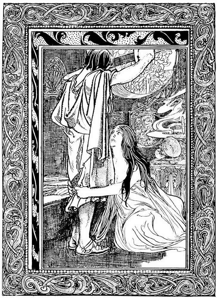 Charles Robinson 4175 Vintage Illustration A4 Photo Print