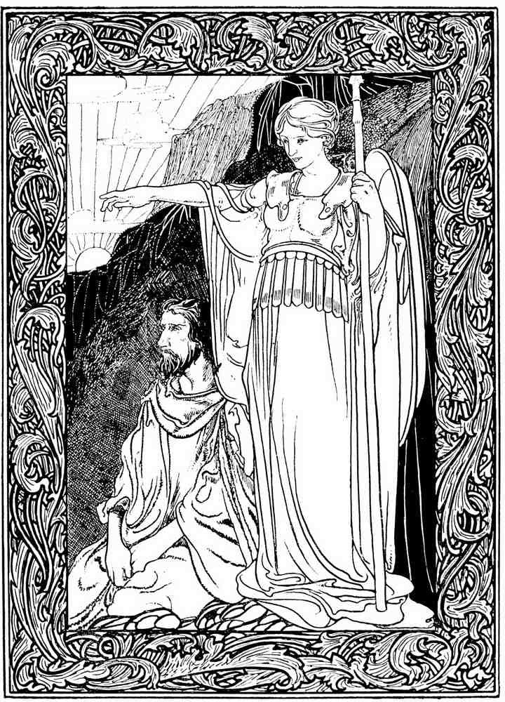 Charles Robinson 4176 Vintage Illustration A4 Photo Print