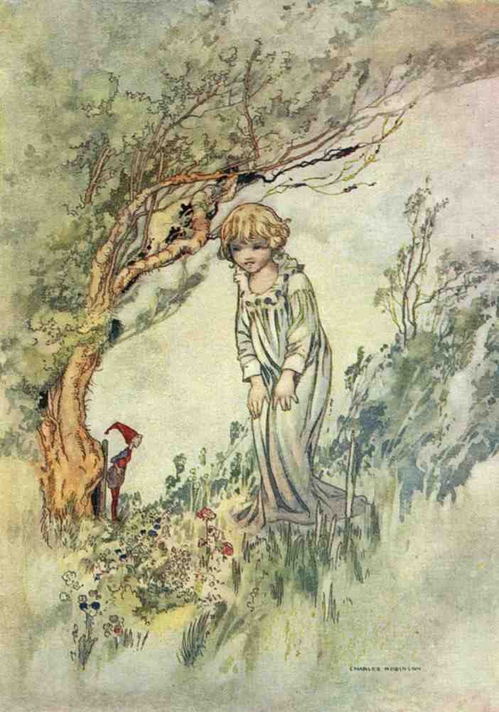 Charles Robinson 4188 Vintage Illustration A4 Photo Print