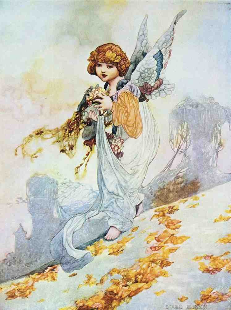 Charles Robinson 4195 Vintage Illustration A4 Photo Print