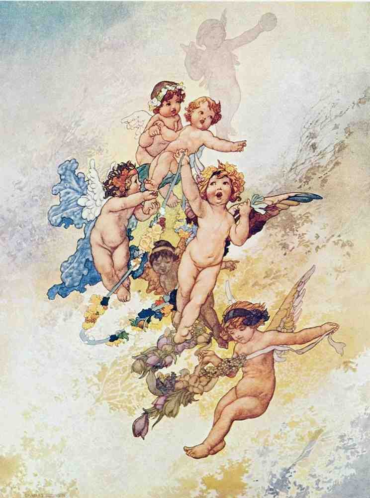 Charles Robinson 4203 Vintage Illustration A4 Photo Print