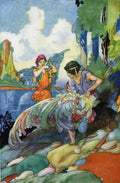 Charles Robinson 4213 Vintage Illustration A4 Photo Print
