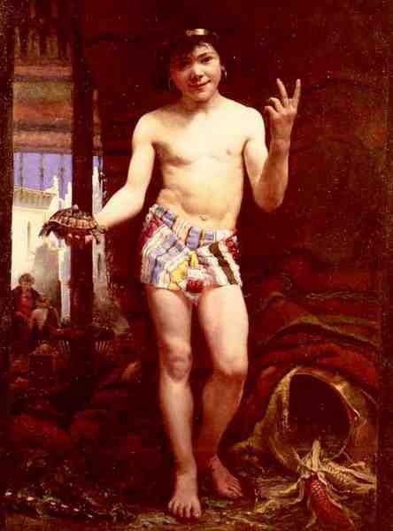 Charles Victor Thirion Thivet Antoine Auguste The Young Street Vendor A4 Photo Print
