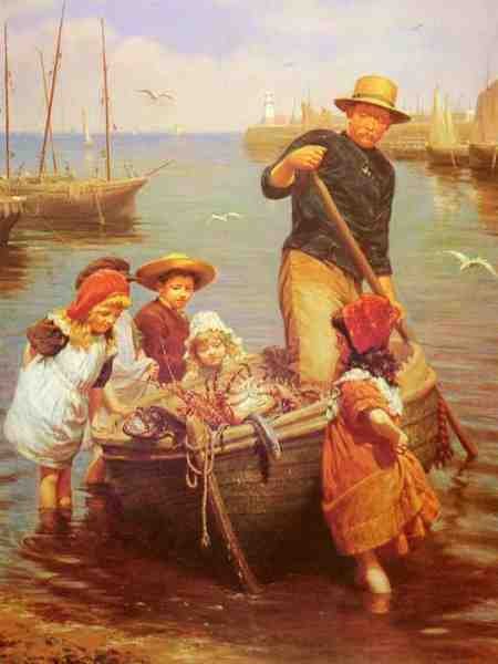Charles Victor Thirion Thomas Edwin Monsters Of The Deep A4 Photo Print