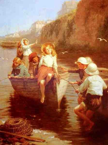 Charles Victor Thirion Thomas Edwin Safely Home A4 Photo Print