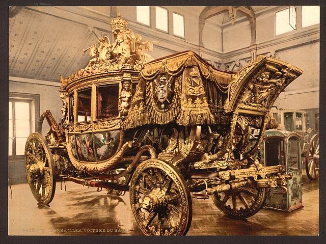 Charles X carriage Versailles Vintage A4 Photo Print