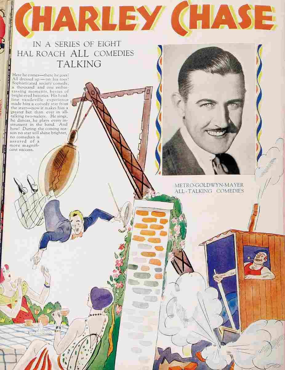 Charley Chase Coming Attractions film star poster A4 Photo Print