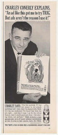 Charley Conerly Beagle Vintage Retro Advert Ads A4 Photo Print
