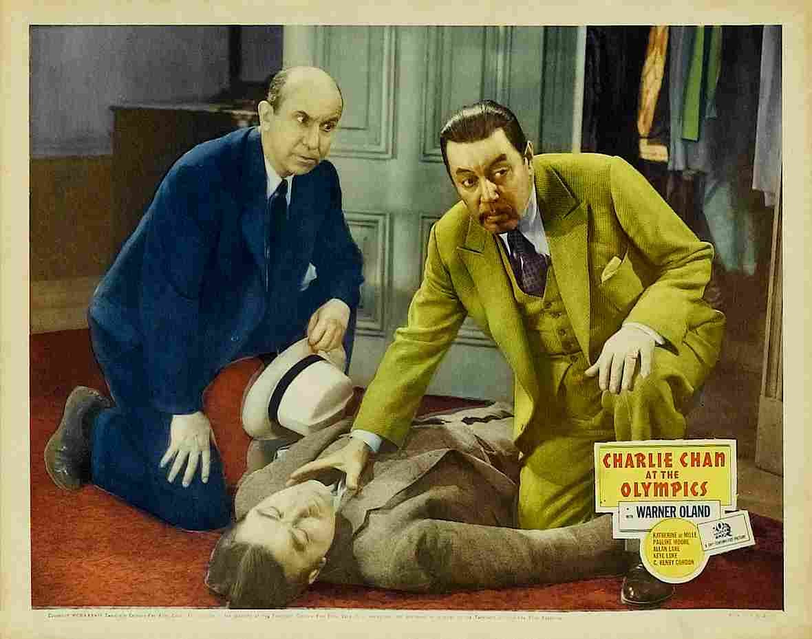 Charlie Chan at the Olympics 02  film star poster A4 Photo Print
