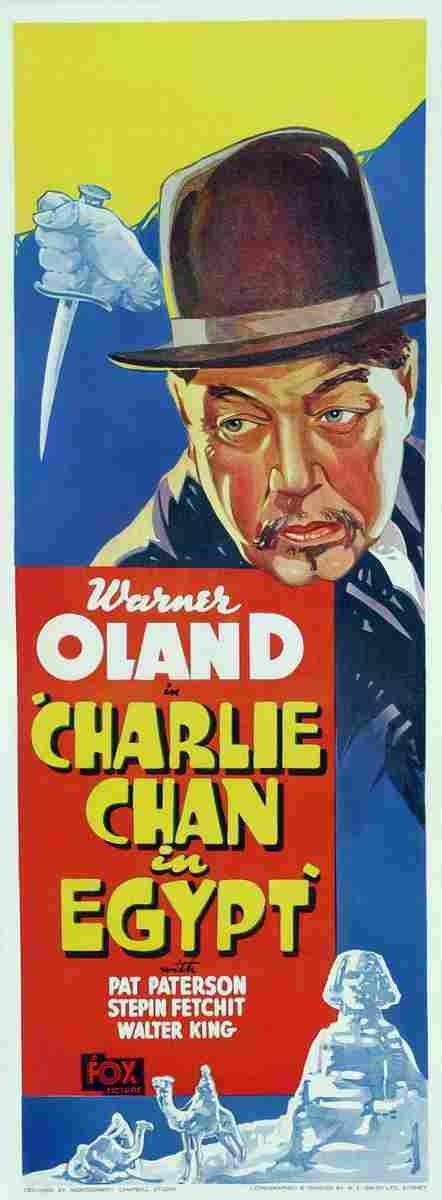 Charlie Chan in Egypt 01  film star poster A4 Photo Print