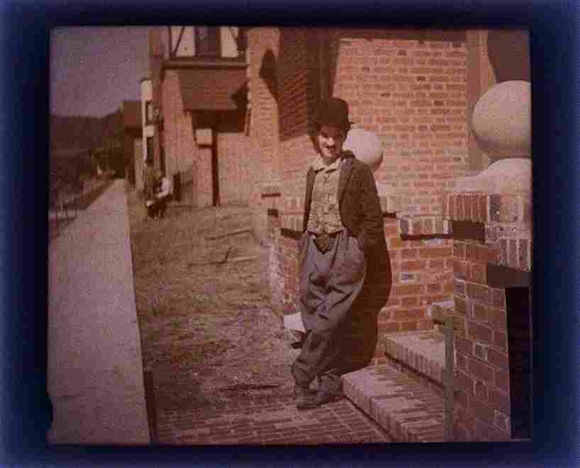 Charlie Chaplin Autochrome 2 film star poster A4 Photo Print