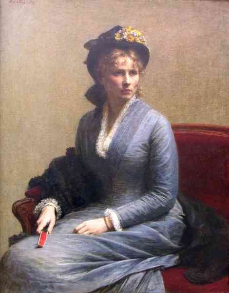 Charlotte Duborg by Fantin Latour A4 Photo Print