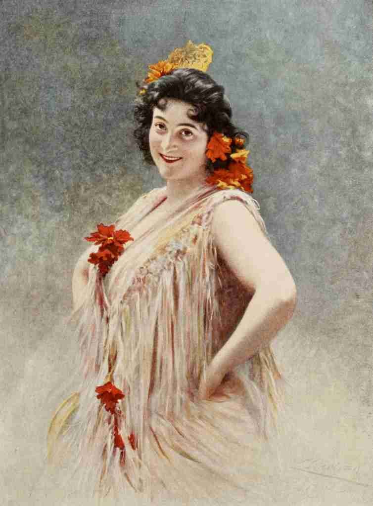 Chartran Theobald Music Modern World 1895 Emma Calve as Carmen A4 Photo Print
