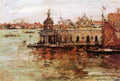 Chase William Merritt Venice View Of The Navy Arsenal A4 Photo Print